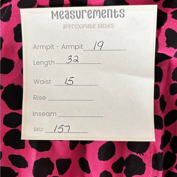 Rixo Kyla Dress Size Medium Silk Leopard Print Pink Cocktail Dress Mini - Picture 13 of 13
